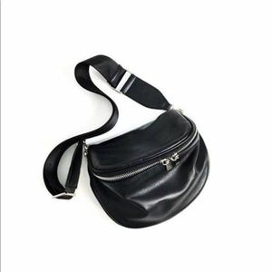 Genuine leather crossbody bag Korean made